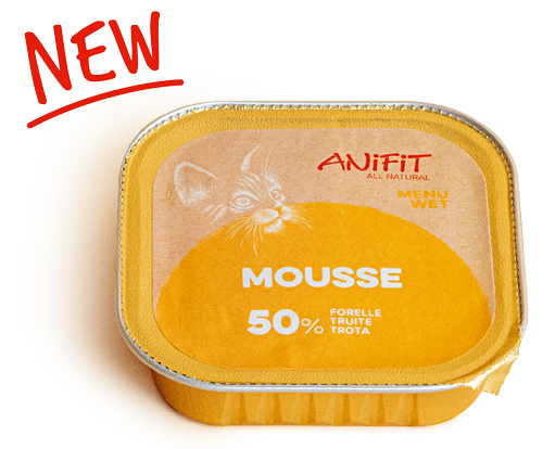 Mousse für Katzen mit Forelle