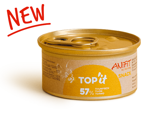 Snack für Katzen mit 57% Fischanteil